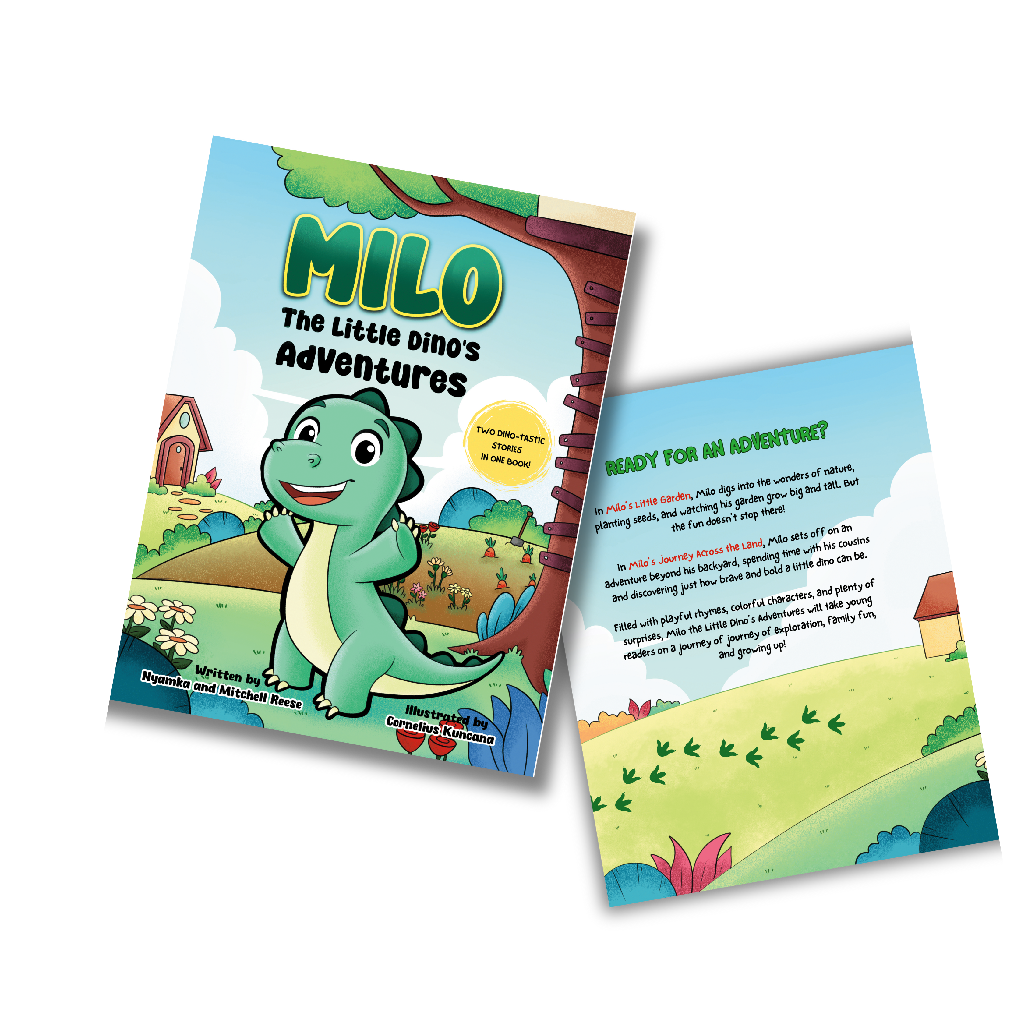 Milo the Little Dino Book cover